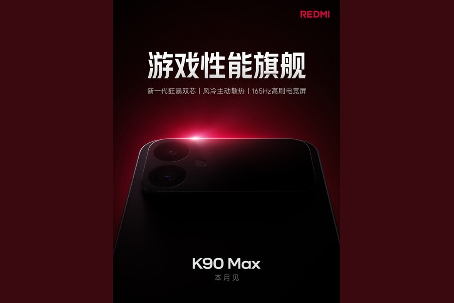 Redmi K90 Max lộ diện với quạt tản nhiệt vật lý 18.1mm và vi xử lý Dimensity 9500 siêu khủng