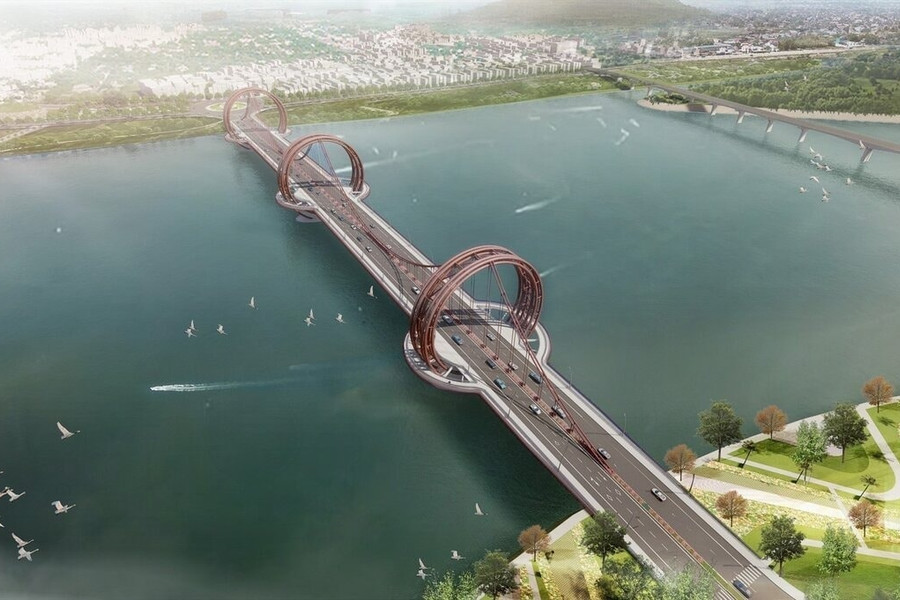 Cầu Trà Khúc 1: Cầu võng tự neo đầu tiên tại Việt Nam dự kiến khởi công vào tháng 6/2026