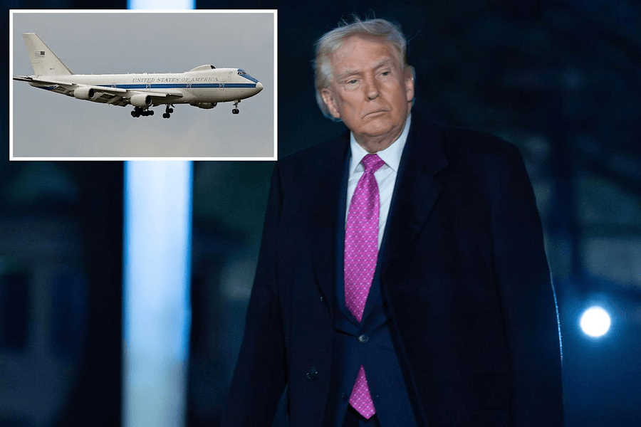 Máy bay Ngày tận thế Boeing E-4B Nightwatch xuất hiện tại căn cứ chiến lược Mỹ