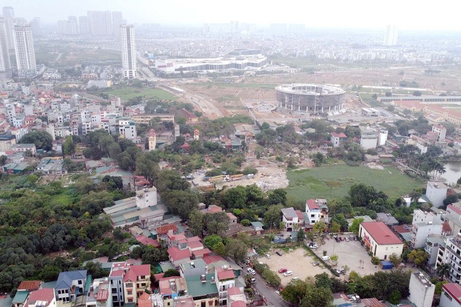 Hà Nội: Tiến độ mở rộng đường 70 đoạn kết nối Tây Mỗ sang khu vực Aeon Mall Hà Đông