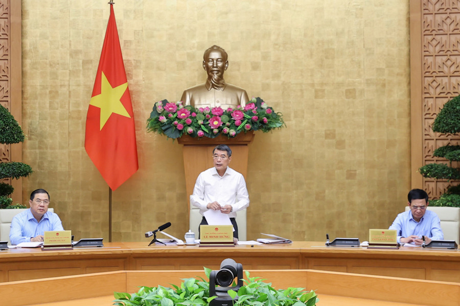 Thủ tướng Lê Minh Hưng chủ trì cuộc họp của Thường trực Đảng ủy Chính phủ và Thường trực Chính phủ