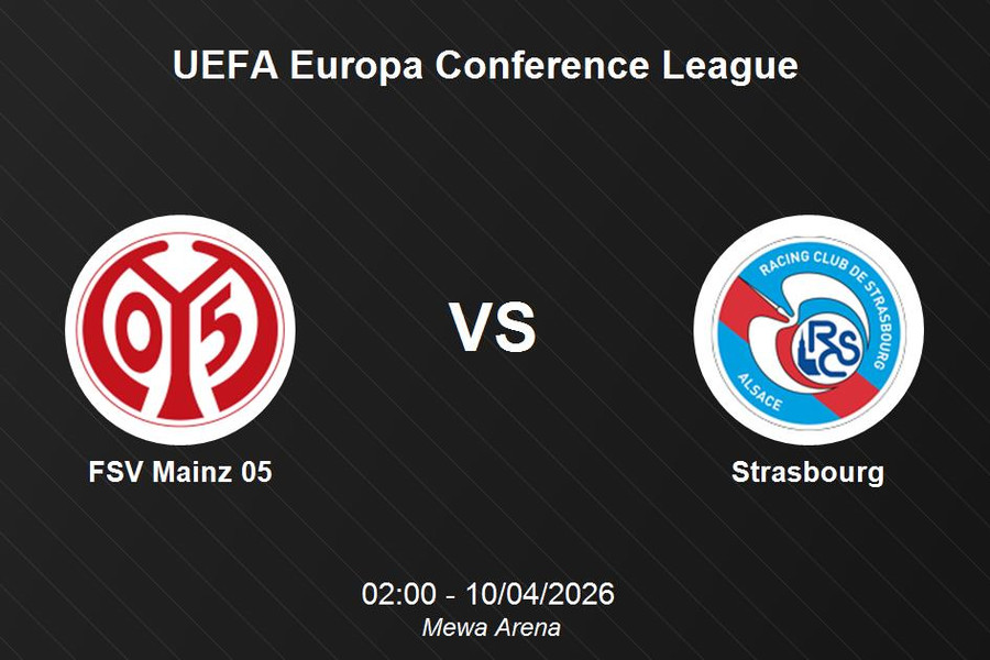 Nhận định FSV Mainz 05 vs Strasbourg - UEFA Europa Conference League: Điểm tựa Mewa Arena