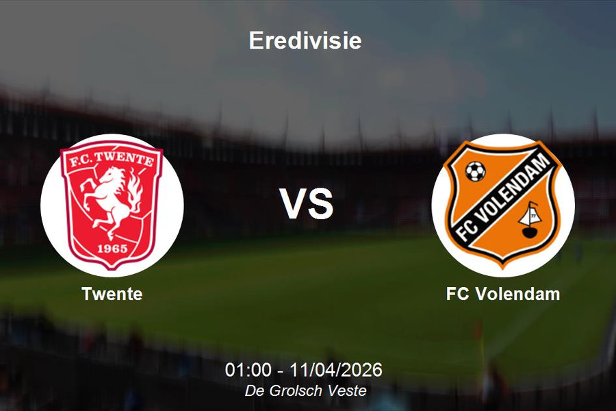 Nhận định Twente vs FC Volendam - Eredivisie: Chủ nhà khẳng định sức mạnh
