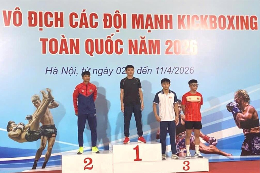 Lam Dong athletes win 7 medals at the National Kickboxing Championship