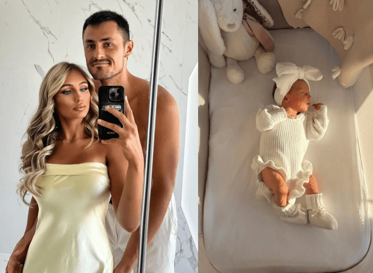 Tay vợt Bernard Tomic bất ngờ công bố con gái đầu lòng sau thời gian dài giữ kín