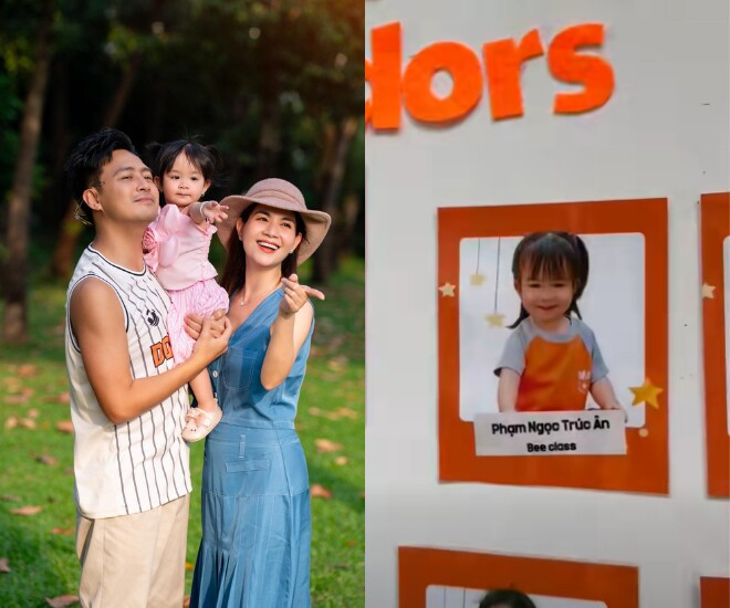 Con gái Kha Ly - Thanh Duy được vinh danh tại trường song ngữ ở TP.HCM