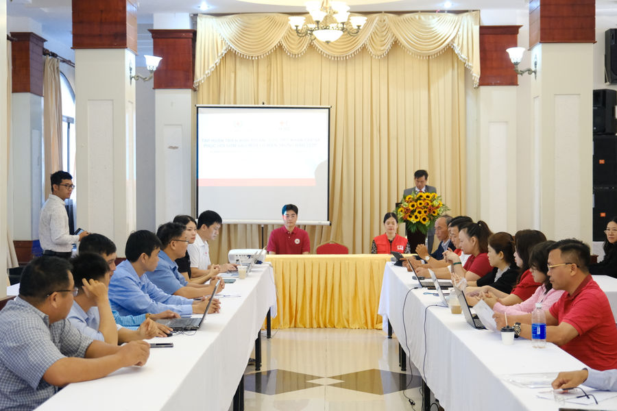 Tập huấn triển khai dự án Cứu trợ khẩn cấp và phục hồi sớm sau mưa lũ miền Trung