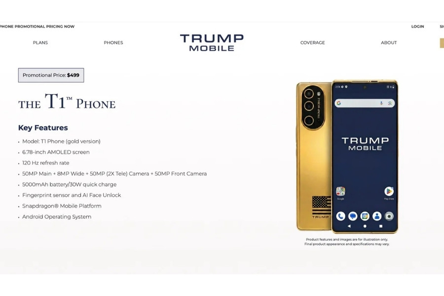 Sự thật về Trump T1 Phone: Thiết kế liên tục thay đổi và nghi vấn vay mượn phần cứng