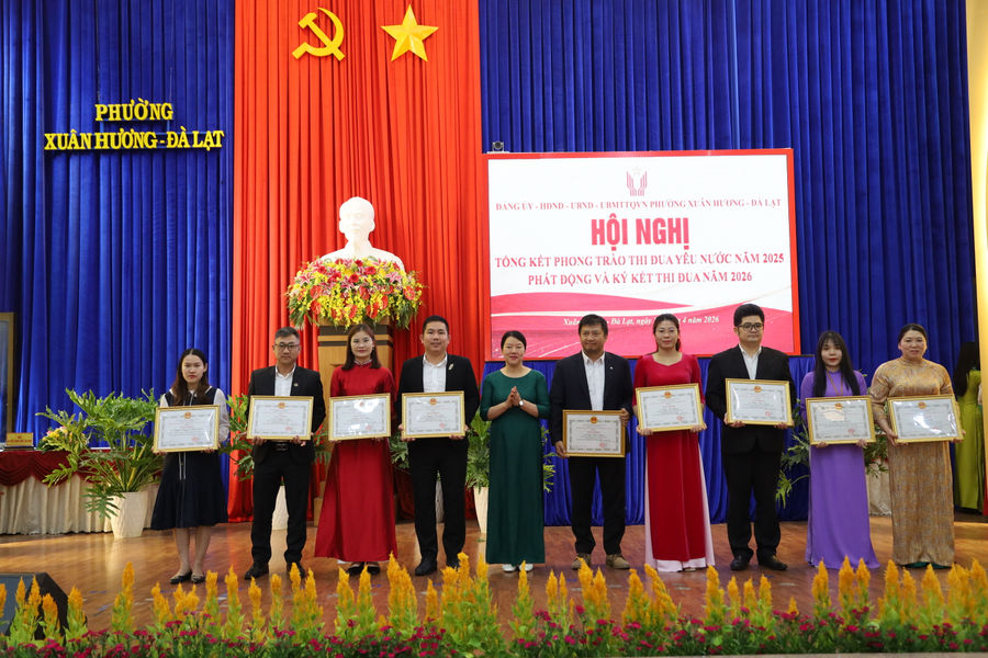 Phong trào thi đua ở phường Xuân Hương - Đà Lạt lan tỏa, đi vào chiều sâu