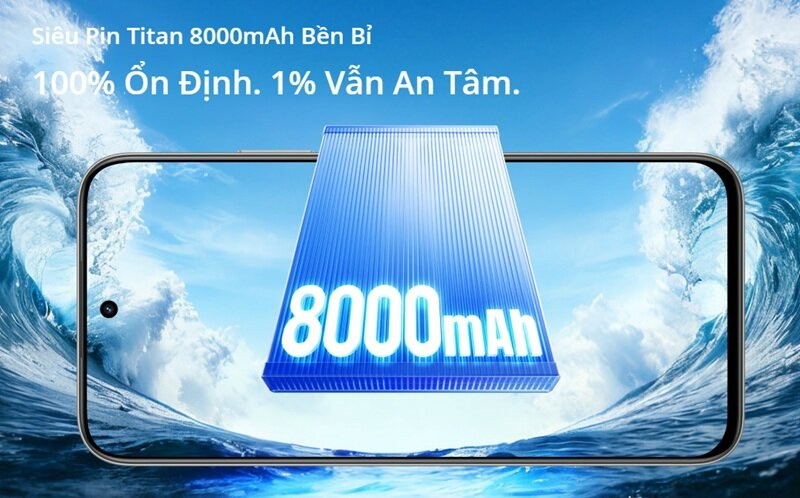 Realme C100 ra mắt: Pin 8000 mAh và độ bền chuẩn quân đội với mức giá từ 7,69 triệu đồng