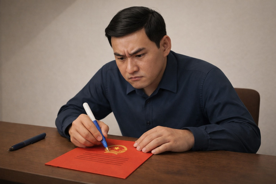 Xử phạt đến 20 triệu đồng và thu hồi sổ đỏ nếu tự ý tẩy xóa, sửa chữa thông tin