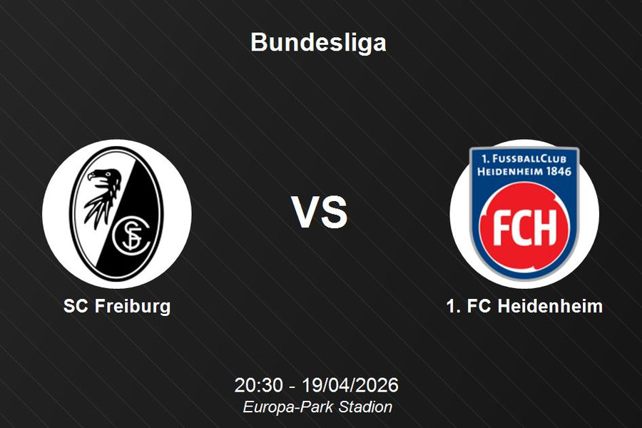 Nhận định SC Freiburg vs 1. FC Heidenheim - Bundesliga: Europa-Park Stadion mở hội