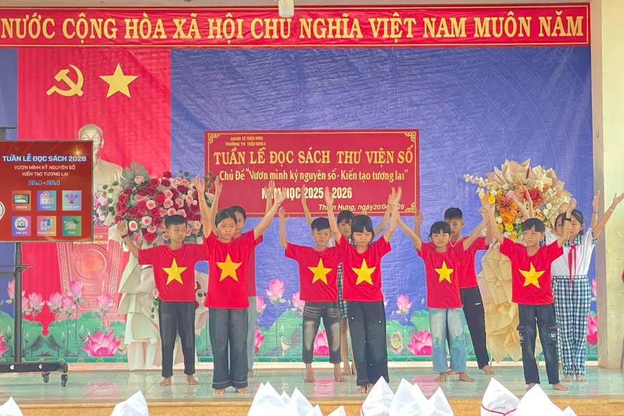 1.567 trường học trên cả nước hưởng ứng Tuần lễ Đọc sách 2026