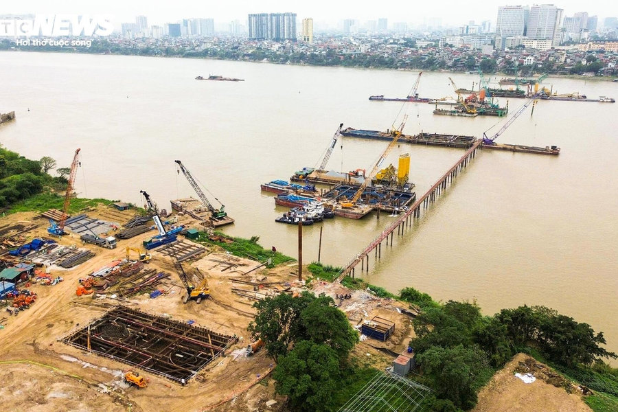 Dự án cầu Trần Hưng Đạo hơn 16.000 tỷ đồng nỗ lực bàn giao mặt bằng trước tháng 6/2026
