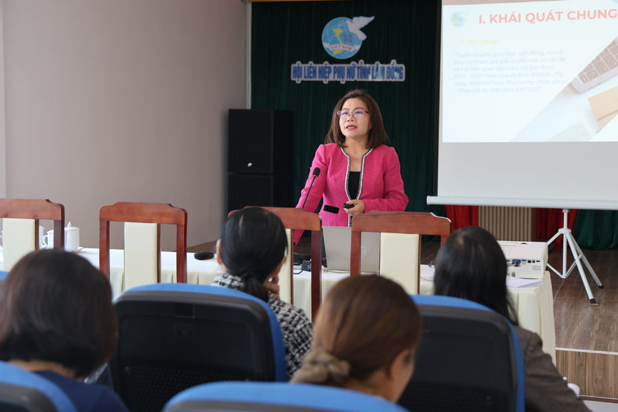 Lâm Đồng tập huấn kỹ năng hỗ trợ phụ nữ giải quyết vấn đề xã hội