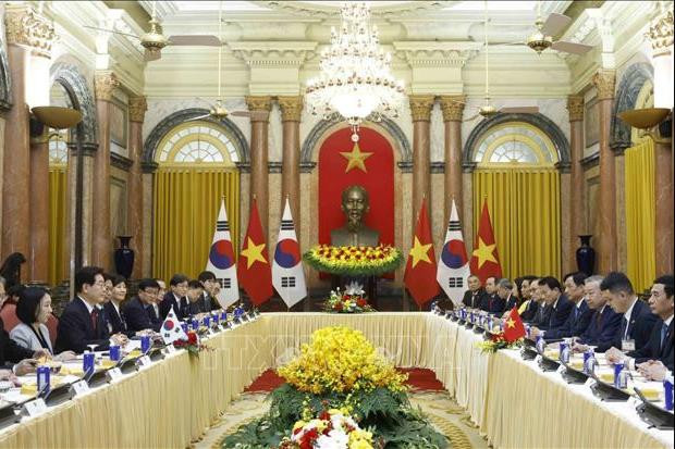 Lễ trao các văn kiện hợp tác giữa Việt Nam – Hàn Quốc