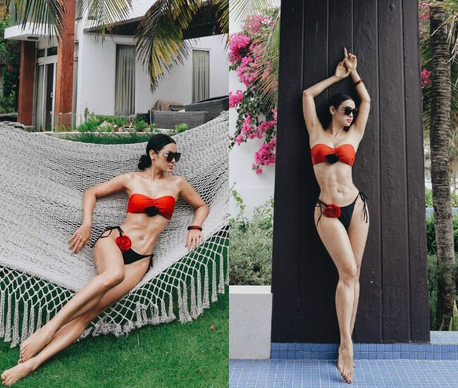Phương Trinh Jolie gây ấn tượng với vóc dáng săn chắc và cách nuôi dạy con gái Mia tuổi 13