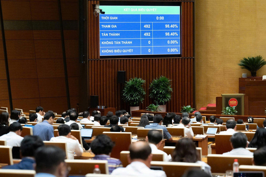 Quốc hội thông qua Luật Tín ngưỡng, tôn giáo (sửa đổi)
