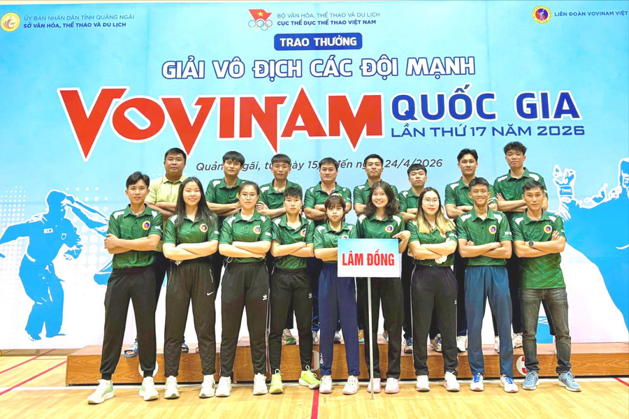 Vovinam Lâm Đồng xếp thứ 8 toàn Đoàn tại Giải Vô địch các đội mạnh quốc gia