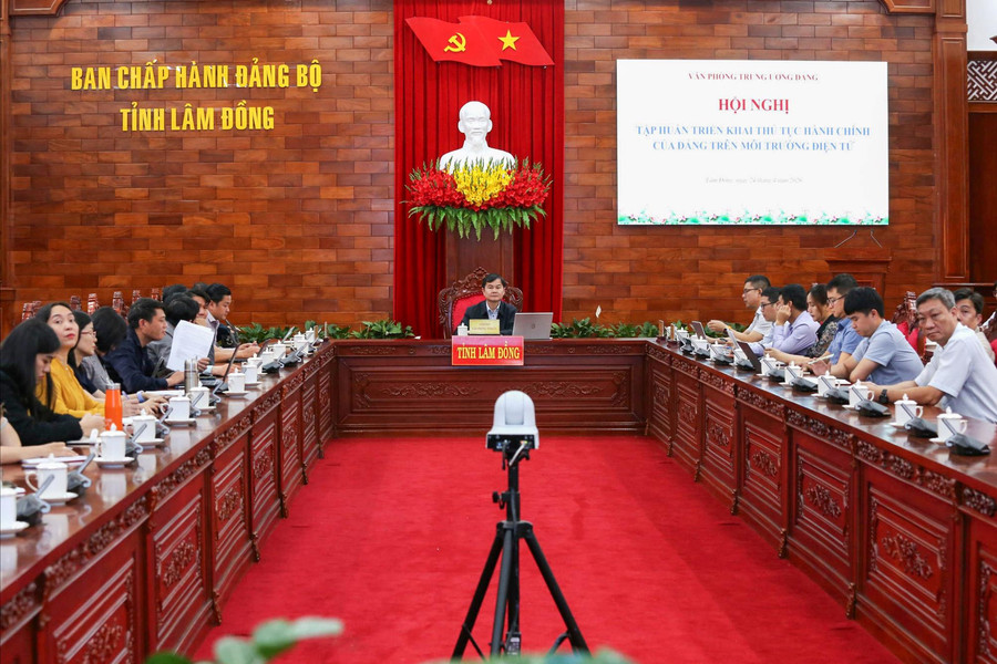 Tập huấn toàn quốc triển khai thủ tục hành chính của Đảng trên môi trường điện tử