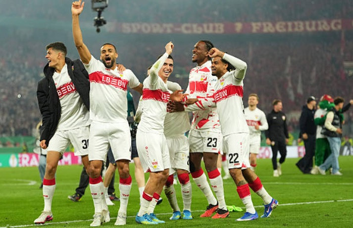 Siêu phẩm đánh gót phút 119 đưa Stuttgart vào chung kết DFB Pokal gặp Bayern Munich