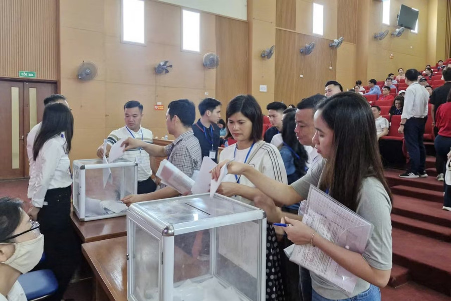 Hà Nội: 17 lô đất tại xã Quốc Oai trúng đấu giá từ 84 đến 125 triệu đồng/m2