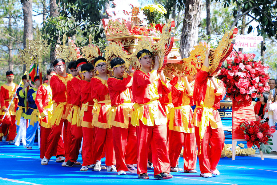 Nhộn nhịp Lễ hội Giỗ Tổ Hùng Vương tại Lâm Đồng