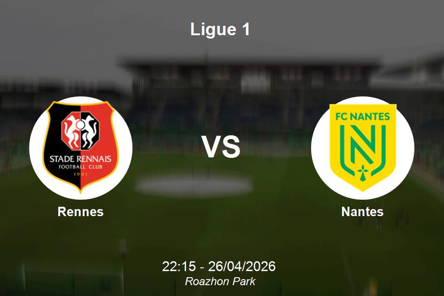 Nhận định Rennes vs Nantes - Ligue 1: Sức mạnh tại Roazhon Park và nỗ lực trụ hạng
