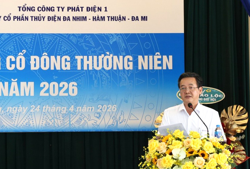 Đại hội đồng cổ đông thường niên năm 2026 Công ty cổ phần Thủy điện Đa Nhim - Hàm Thuận - Đa Mi