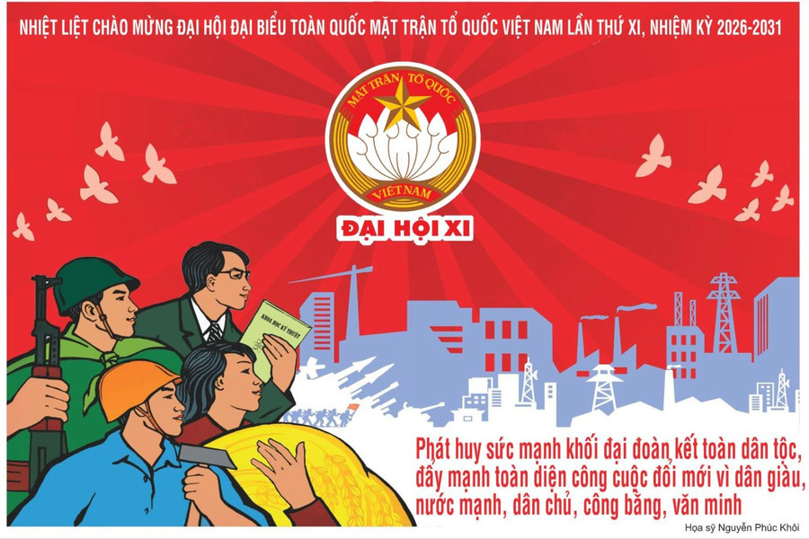 Từ ngày 11-13/5 sẽ diễn ra Đại hội đại biểu toàn quốc Mặt trận Tổ quốc Việt Nam lần thứ XI