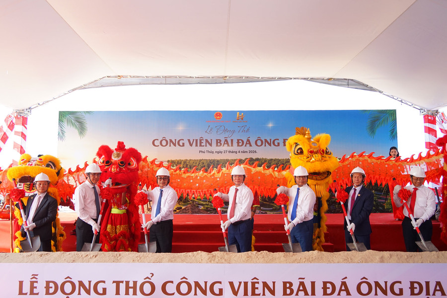 Lãnh đạo tỉnh Lâm Đồng dự Lễ động thổ xây dựng Công viên Bãi đá Ông Địa