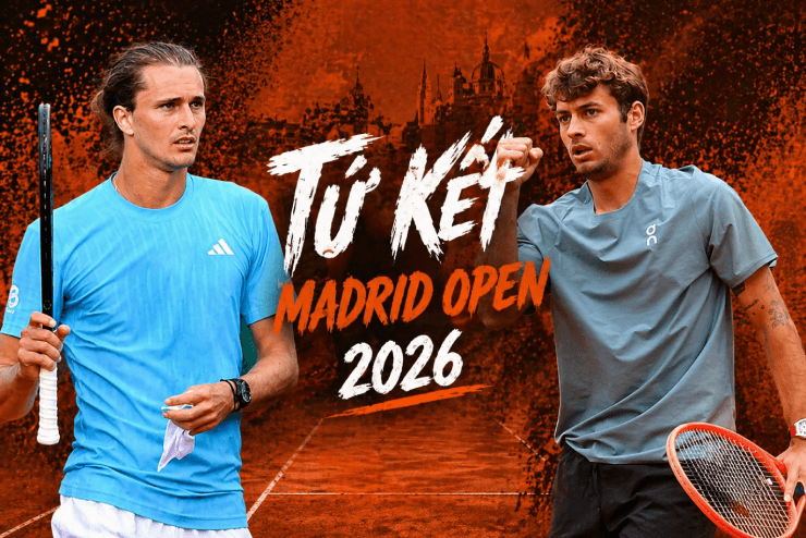 Zverev quyết tâm phục hận Cobolli và thử thách cho hiện tượng Blockx tại Madrid Open