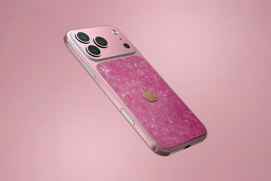 Caviar ra mắt bộ sưu tập iPhone 17 Pro Rose nạm vàng và kim cương giá hơn 500 triệu đồng