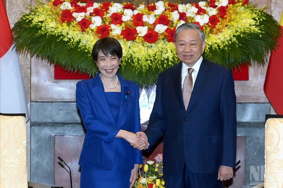 Tổng Bí thư, Chủ tịch nước Tô Lâm tiếp Thủ tướng Nhật Bản Takaichi Sanae