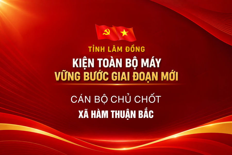 Cán bộ chủ chốt xã Hàm Thuận Bắc