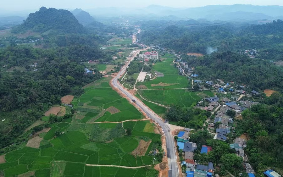Tuyến đường Tân Trào - Trung Yên 300 tỷ đồng chuẩn bị thông xe vào tháng 5/2026