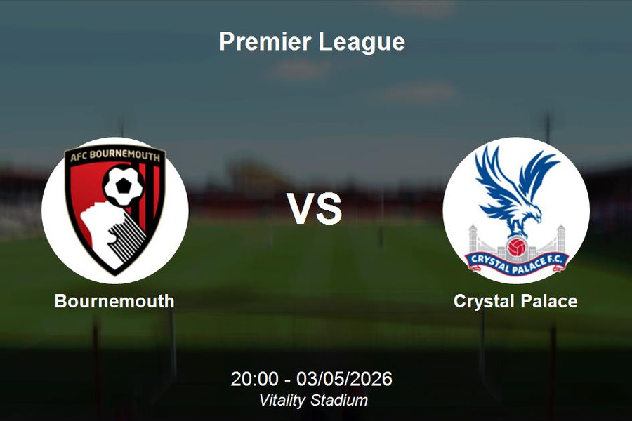 Nhận định Bournemouth vs Crystal Palace - Premier League