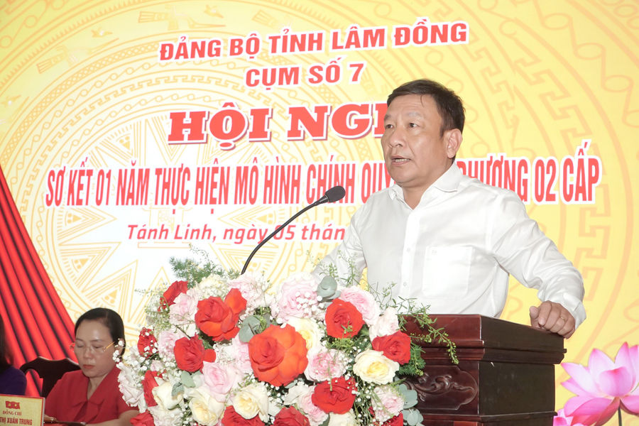 Phó Bí thư Dubaicasino88.bio Link vao Dubai Bùi Thắng chỉ đạo sơ kết mô hình chính quyền địa phương 2 cấp tại Cụm 7