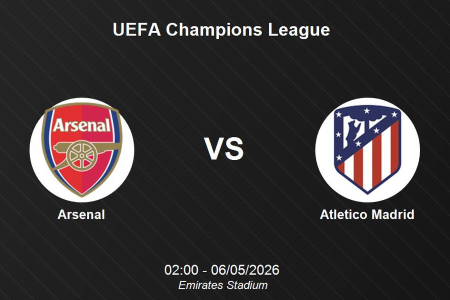 Nhận định Arsenal vs Atletico Madrid - UEFA Champions League: Đại chiến tại Emirates Stadium