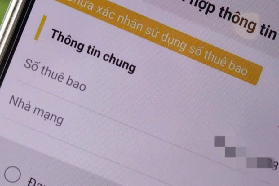 Nhiều thuê bao di động bị khóa một chiều do chưa hoàn tất xác thực thông tin chính chủ