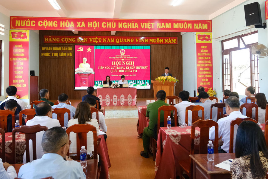 ĐBQH Lâm Đồng tiếp xúc với cử tri xã Phúc Thọ Lâm Hà