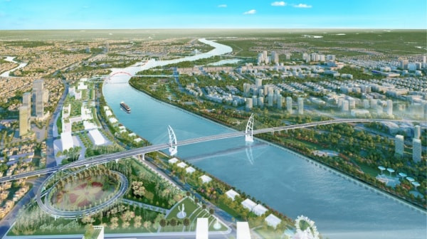 Cầu Nguyễn Trãi hơn 6.200 tỷ đồng tại Hải Phòng: Kiến trúc cánh buồm cao ngang tòa nhà 40 tầng
