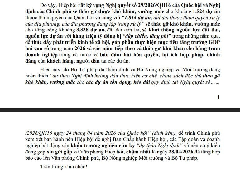 Nghị quyết 29: Cơ hội khơi thông hơn 3,3 triệu tỷ đồng vốn bất động sản tồn đọng