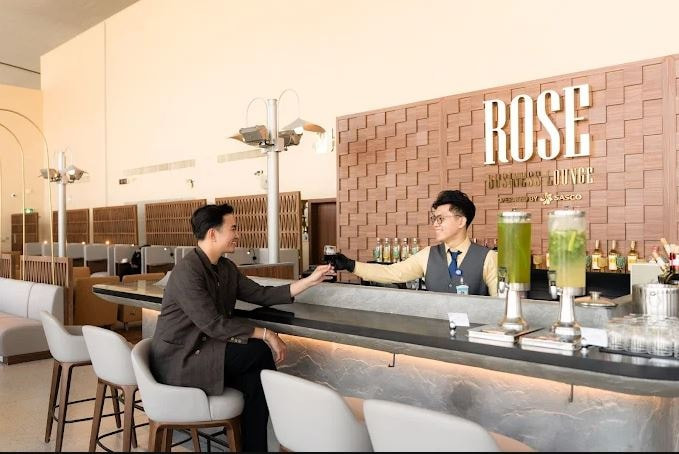 Phòng chờ ROSE Business Lounge tại TP.HCM đạt giải tốt nhất châu Á năm 2026