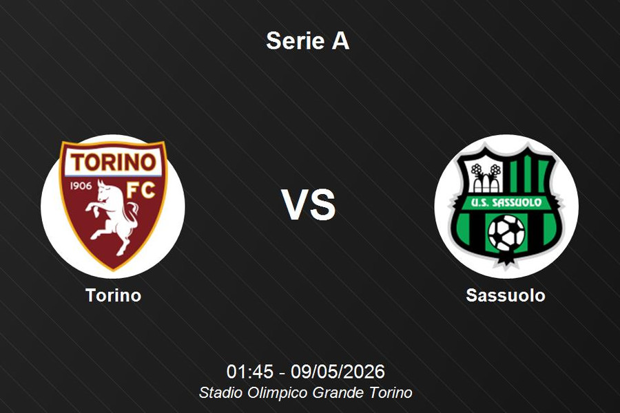 Nhận định Torino vs Sassuolo - Vòng 36 Serie A: Điểm tựa Stadio Olimpico Grande Torino