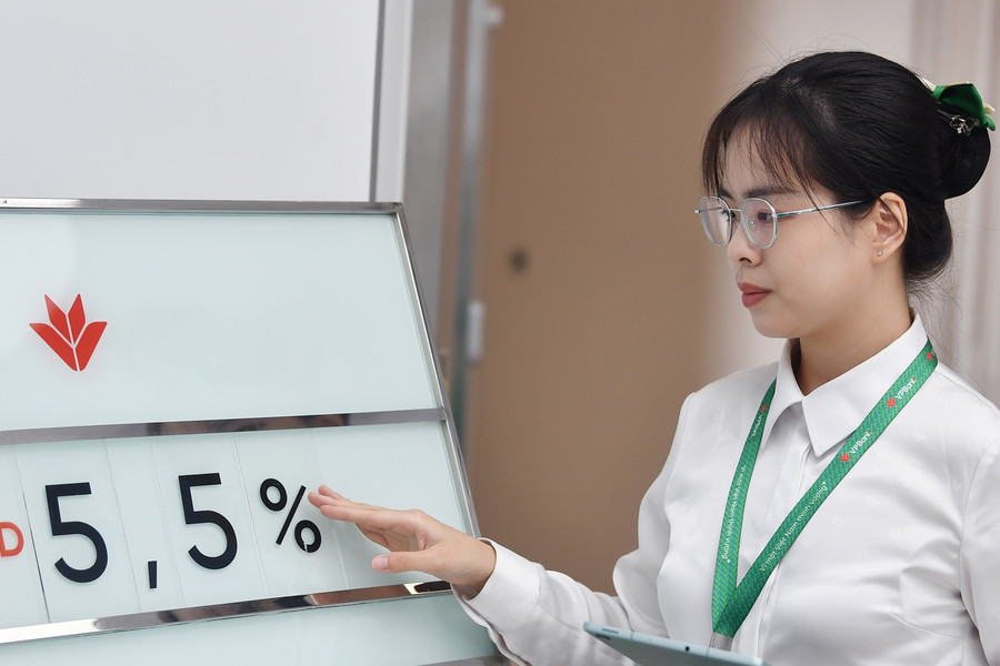 Lãi suất ngân hàng VPBank giảm mạnh, toàn bộ kỳ hạn dài về dưới 6% từ ngày 11/5