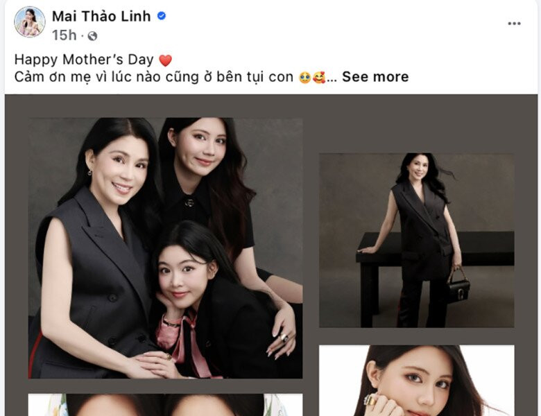 Gia đình MC Quyền Linh gây chú ý với nhan sắc chuẩn Hoa hậu của hai con gái