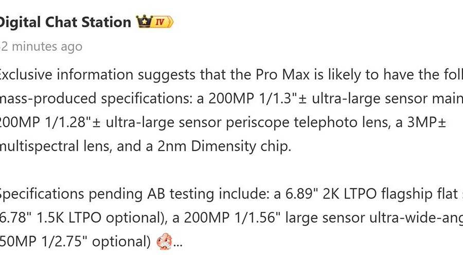 Cấu hình OPPO Find X10 Pro Max: Hệ thống camera 200MP và sức mạnh từ vi xử lý 2nm
