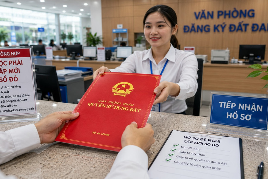 6 trường hợp bắt buộc cấp mới sổ đỏ theo quy định hợp nhất từ năm 2026