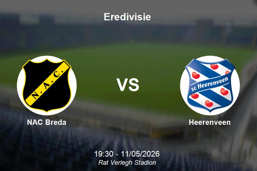 Nhận định NAC Breda vs Heerenveen - Giải VĐQG Hà Lan Eredivisie